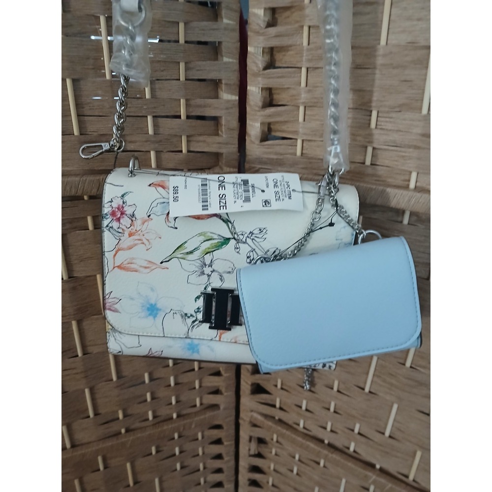 NWT INC 2-Piece Floral Crossbody Purse Set